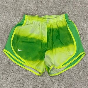 Nike Lime and Green Sports Shorts